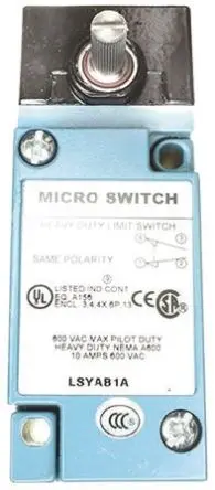 Produktfoto 1 von Honeywell HDLS Endschalter, Rollenhebel 1-poliger Umschalter, IP67, Zinkdruckguss mit Epoxidbeschichtung 600V