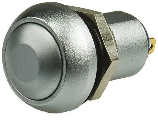 Produktfoto 1 von APEM IP Druckschalter Tastend Panel Ø 12.9 mm, SPST / 5 A 50 V dc 250 V ac, IP40