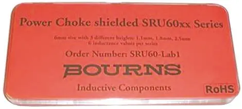 Produktfoto 1 von Bourns Induktivitäten-Sortiment, 54-teilig