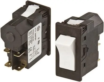 Produktfoto 1 von APEM Panel Wippschalter DPST Ein-Aus Nichtrastend, 16A, IP40