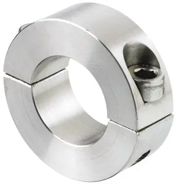 Huco Edelstahl Wellenmanschette Zweiteilig, mit Spannschraube 48 mm Außen-ø x 15 mm