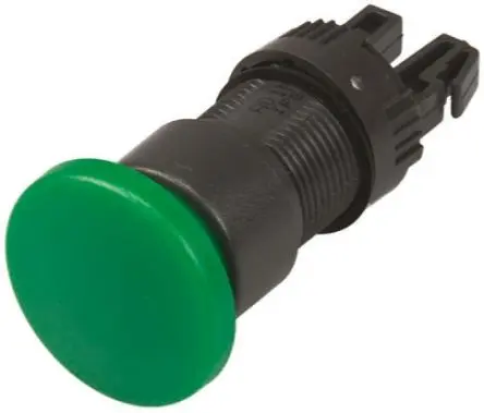 Produktfoto 1 von APEM A01 Drucktastenkopf Ø 16 mm, Grün Tastend Pilzkopf, IP65
