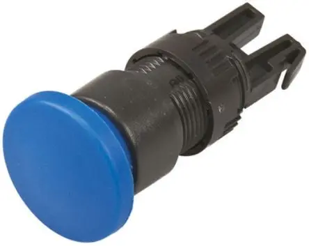 Produktfoto 1 von APEM A01 Drucktastenkopf Ø 16 mm, Blau Tastend Pilzkopf Polycarbonat-Gehäuse, IP65