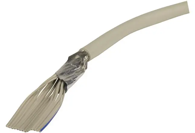 Produktfoto 1 von HARTING Flachbandkabel Rund, 10-adrig, Raster 1.27mm Nicht abgeschlossen 12,7 mm