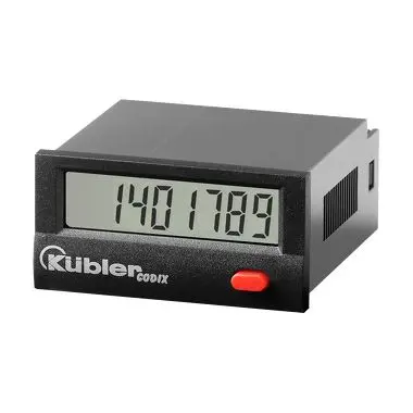 Kübler CODIX 140 LCD Aufwärts Zähler Elektrisch, Manuell 7-stellig Impulse max. 8kHz 10 → 30 Vdc 0 →