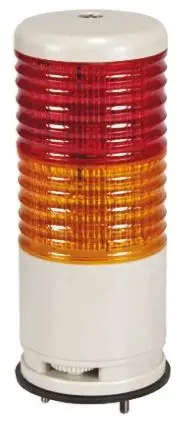 Produktfoto 1 von Schneider Electric Harmony XVC6 LED Signalturm Elektronischer Alarmgeber, Summer, Sirene 2-stufig Linse Rot, Gelb 240V