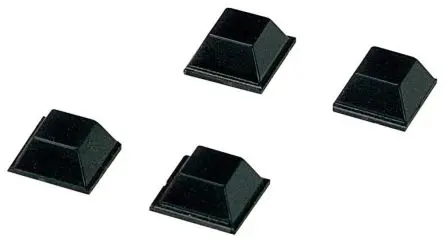 Produktfoto 1 von Bopla Selbstklebende Füße Kunststoff, für Alu-Topline-Gehäuse 6 mm 13 mm 13mm