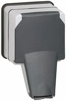 Produktfoto 1 von Legrand Plexo 66 Steckdose Französisch Beide Grau / 16 A