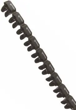 Produktfoto 1 von Legrand CAB 3 Kabelmarkierung, Beschriftung: 1, Braun, Ø 0.15 mm - 0.5 mm, 5 mm x 2.3 mm