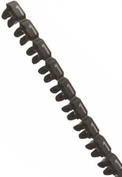 Produktfoto 1 von Legrand CAB 3 Kabelmarkierung, Beschriftung: 1, Braun, Ø 0.15 mm - 0.5 mm, 5 mm x 2.3mm