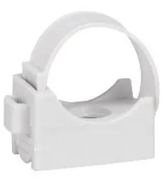 Produktfoto 1 von Legrand Kabelhalter Schraubbefestigung, Kabel-Ø 20.6 mm Grau
