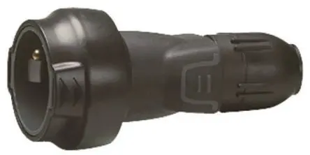 Produktfoto 1 von Legrand Netzsteckverbinder Kabel 16A, 2+E, Typ E - französisch Gummi, 250V Schwarz Steckbar, für Frankreich