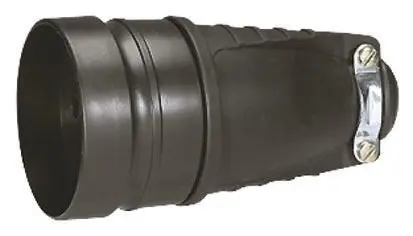 Produktfoto 1 von Legrand Netzsteckverbinder Kabel 20A, 3+E, Typ E - französisch Gummi, 380V Schwarz Schraubbefestigung, für Europa