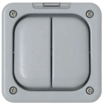 Produktfoto 1 von MK Electric K56422GRY Mittel, Presse, Elektronisches Zeitgebermodul, Glocke, 1-polig, Neon-Ortungsgerät,