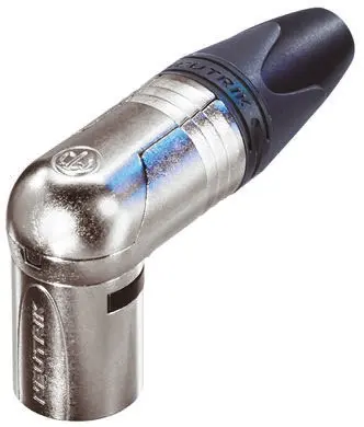 Produktfoto 1 von Neutrik gewinkelt 4-polig Kabel Stecker Silber XLR-Steckverbinder, 50 V