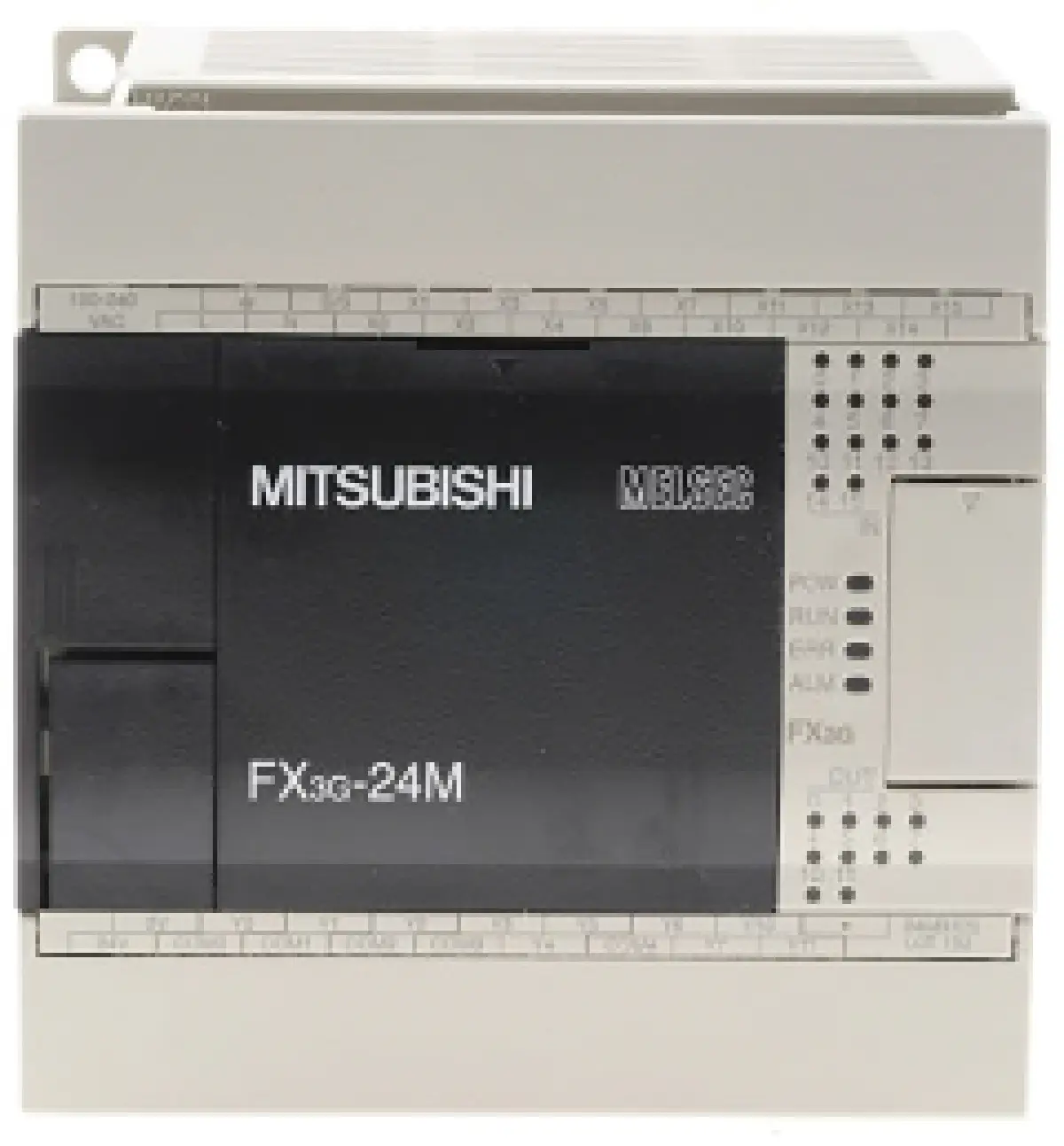 Produktfoto 1 von Mitsubishi FX3G Logikmodul, 14 Eing. Relais Ausg.Typ Senke, Quelle Eing.Typ 12 → 24 V dc
