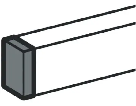 Produktfoto 1 von Legrand Miniature PVC Kabelkanalzubehör, Polyvinylchlorid 80 mm 50mm