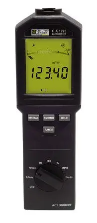 Produktfoto 1 von Chauvin Arnoux, ±6 Counts LCD Drehzahlmesser → 100000U/min, 6 U/min