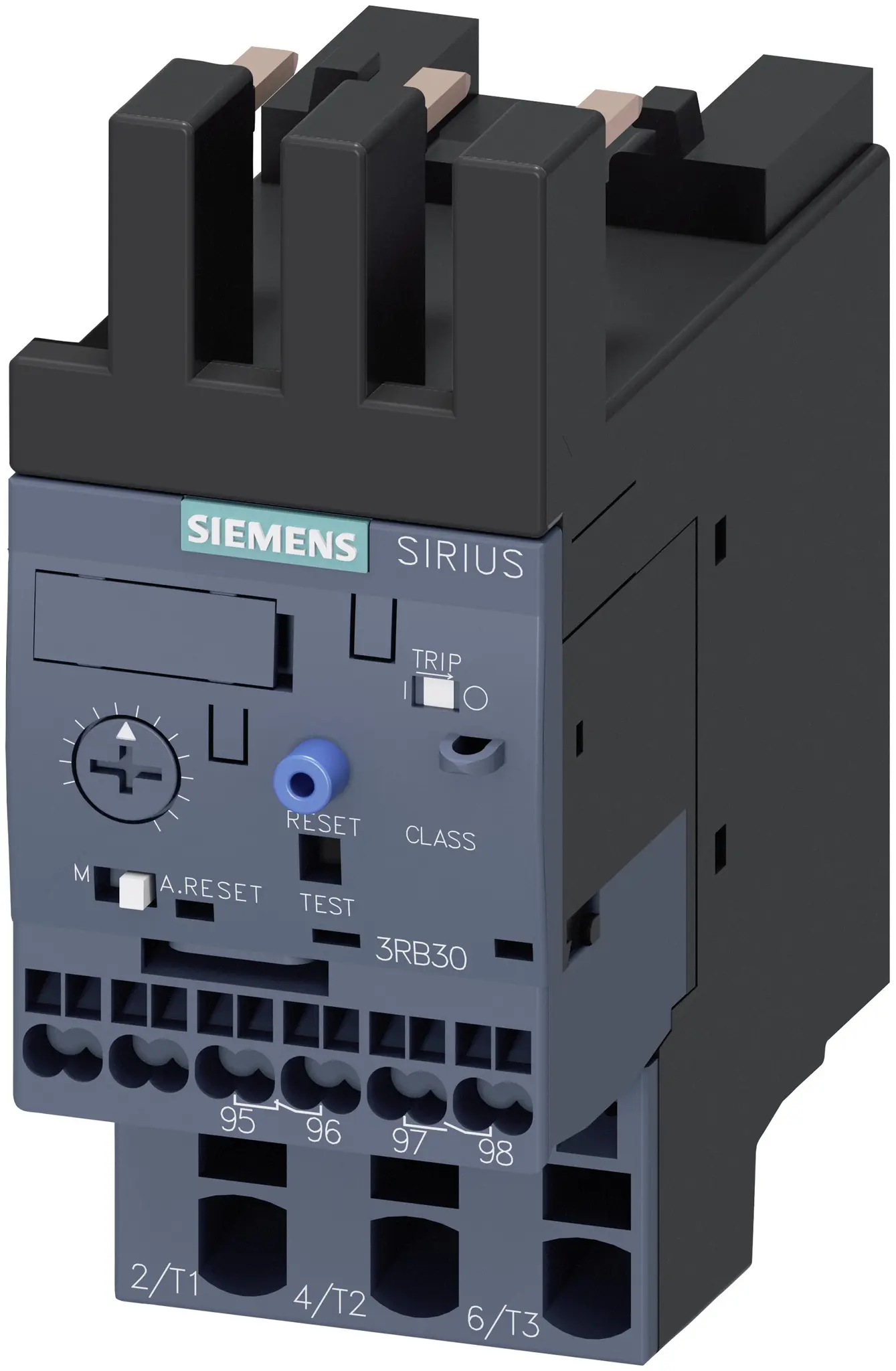 Produktfoto 1 von Siemens SIRIUS 3RB Überlastrelais 11 kW, 3P 1 Schließer, 1 Öffner / 25 A, 87.3mm x 45mm