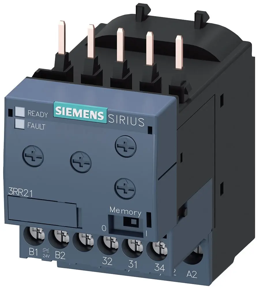 Produktfoto 1 von Siemens 3RR Überwachungsrelais, / 16A, 1.6 A 2.5 W 1 Schließer/1 Öffner, 24V dc / 1A 1P, 79 mm x 45mm