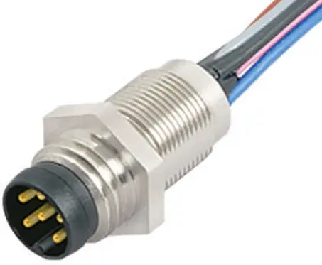 Produktfoto 1 von binder 768/718, 6-polig Sensor-Betätigungselementkabel, M8 Stecker / Nicht abgeschlossen, Länge 200 mm