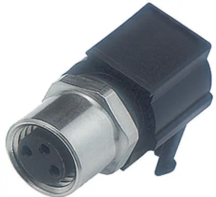 binder 718 12 mm M8 Rundsteckverbinder Stecker 3-polig Buchse 4A Frontplattenmontage IP65, IP67