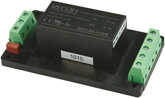 Produktfoto 1 von Recom RAC20-B Schaltnetzteil 1 12V 20 W, Fahrgestell 264V