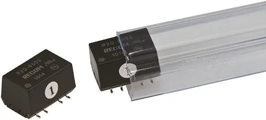 Produktfoto 1 von Recom R2D DC/DC Konverter, 15V dc OUT 66 mA Oberfläche 24V dc 1 kV dc 2 W -40 °C 100 °C