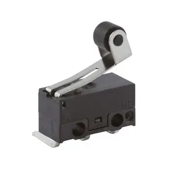 Produktfoto 1 von ZF Mikroschalter Rollenhebel-Betätiger Rechtwinklige Leiterplatte, 1-poliger Umschalter, 125 V ac, 50mA IP40 0.59N -25
