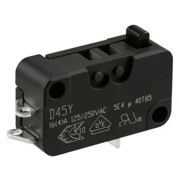 Produktfoto 1 von ZF Mikroschalter Taste-Betätiger Lot, 1-poliger Umschalter, 250 V ac, 16A IP40 3.92N -40 °C - 85 °C