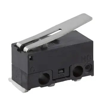 Produktfoto 1 von ZF Mikroschalter Scharnierhebel-Betätiger Rechtwinklige Leiterplatte, 3 @ 125 Vac A, SPDT 0,44 N -25°C - +85°C