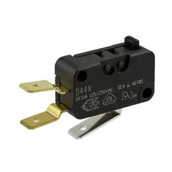 Produktfoto 1 von ZF Mikroschalter Knopf-Betätiger Flachstecker, 10 A @ 250 V ac, SPDT 0,74 N -40°C - +85°C
