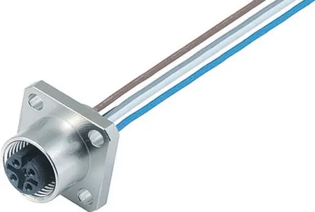 Produktfoto 1 von binder 713 763, 4-polig Sensor-Betätigungselementkabel, M12 Buchse / Nicht abgeschlossen, Länge 200 mm