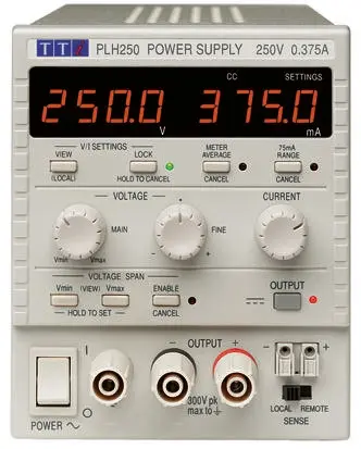 Produktfoto 1 von Aim-TTi PLH250 Linear Labornetzgerät 94W, 0 → 250V / 0 → 360mA