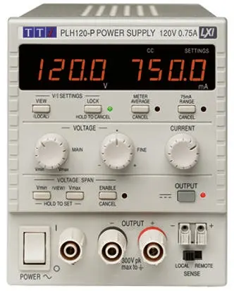 Produktfoto 1 von Aim-TTi PLH120P Linear Labornetzgerät 90W, 0 → 120V / 0 → 750mA