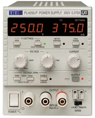 Produktfoto 1 von Aim-TTi PLH250P Linear Labornetzgerät 94W, 0 → 250V / 0 → 360mA