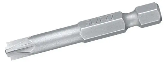 Produktfoto 1 von Wiha E 6.3 (1/4 in) PZ1 Schraubbit Chrom Vanadium Stahl, 1-teilig