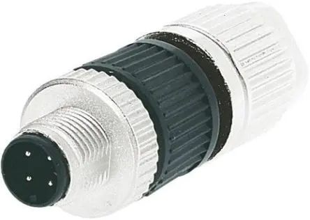 Produktfoto 1 von HARTING Harax M12 20.5 mm M12 Rundsteckverbinder Stecker 4-polig Stecker 6A Kabel IP65, IP67