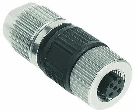 Produktfoto 1 von HARTING Harax M12 20.5 mm M12 Rundsteckverbinder Buchse 5-polig Buchse 4A Kabel IP65, IP40