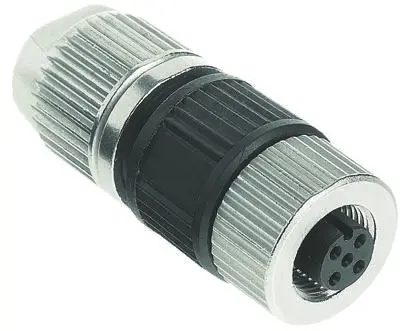 Produktfoto 1 von HARTING HARAX M12 DIN-Buchse Gerade 3-polig, 50 V 4A IP65, IP40 Kabel, Schraubbefestigung Stecker