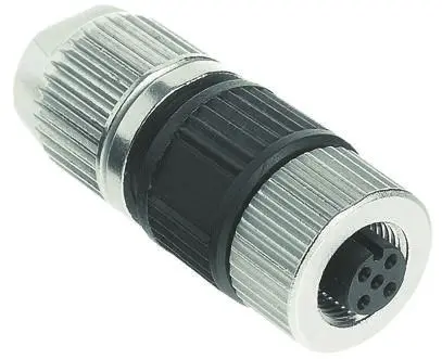 Produktfoto 1 von HARTING HARAX M12 DIN-Buchse Gerade 3-polig, 50V 4A IP65, IP67 Kabel, Schraubbefestigung Buchse