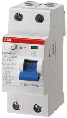 Produktfoto 1 von ABB F200 RCCB, 2-polig, 63A, 300mA Typ A