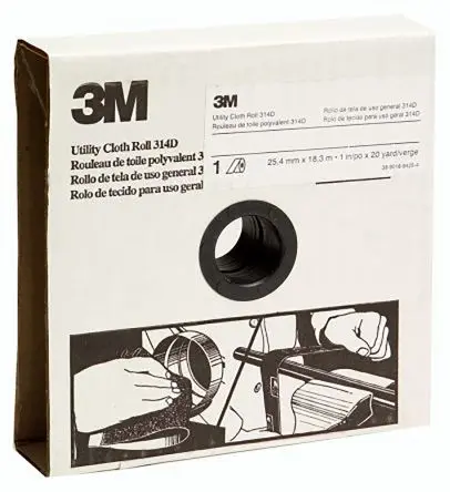 Produktfoto 1 von 3M Schleifpapier, Aluminiumbeschichtet, Grob Grad, Korngröße P50, 25 m 50mm