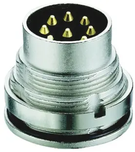 Produktfoto 1 von Lumberg 03 20 M16 Rundsteckverbinder Stecker 8-polig Stecker 5A Hinten IP68