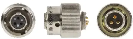 Produktfoto 1 von Amphenol Limited, 62 GB Nickel Eisen Legierung MIL-Spec Rundsteckverbinder Gerade, 3-polig, 500 V ac, 700V dc, Kabel,