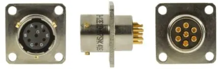 Produktfoto 1 von Amphenol Limited, 62 GB Nickel Eisen Legierung MIL-Spec Rundsteckverbinder Gerade, 7-polig, 500 V ac, 700V dc,