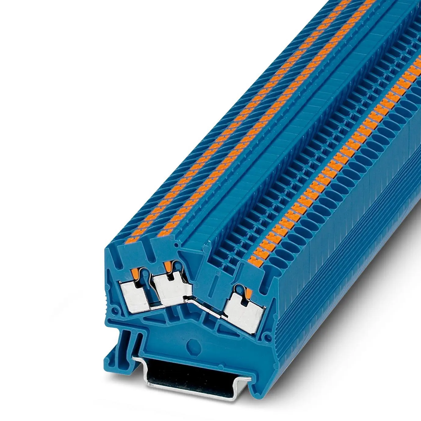 Produktfoto 1 von Phoenix Contact PITS 2.5-TWIN BU Reihenklemme Einfach Blau, 0.14 → 4mm², 800 V / 24A, Einstecken