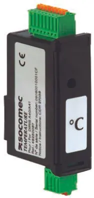Produktfoto 1 von Socomec DIRIS A40 Energiemessgerät Digital 96 mm x 96 mm / 3-phasig 2 Ausg. 2 Eing. Impulsausgang