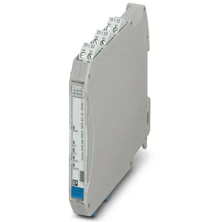 Produktfoto 1 von Phoenix Contact Signalwandler 2-kanalig 19.2V dc, 30 V dc CCC, Kanada-Klasse, UL, USA, UKCA Ex (UKEX), ATEX, IECEx,