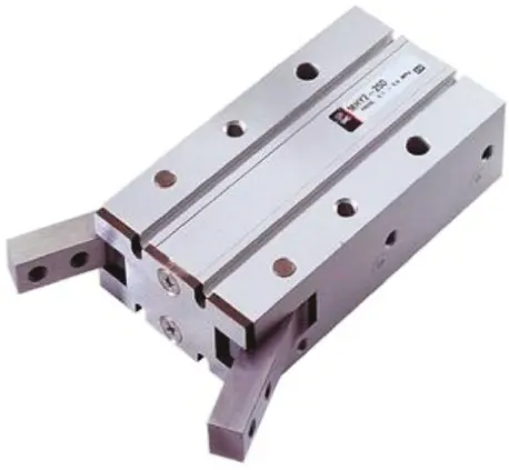 SMC MHY2 Pneumatikgreifer, Doppeltwirkend-Ausführung, 2 Greifarme, Winkel, 0.6 Mpa max. M5 x 0.8